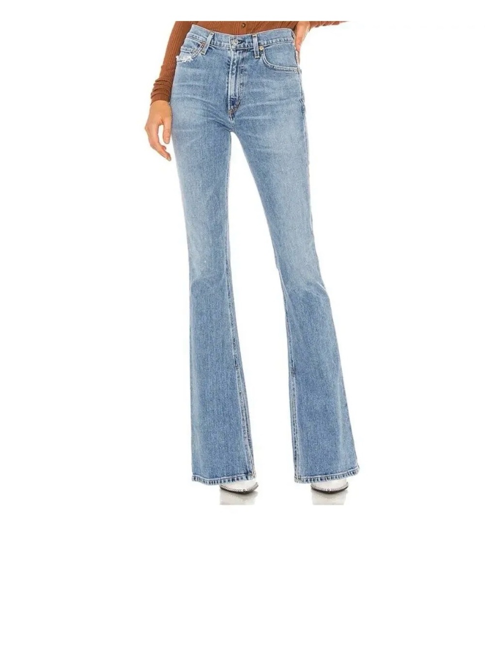 Citizens of Humanity High-Rise Light Wash Flare Jeans
